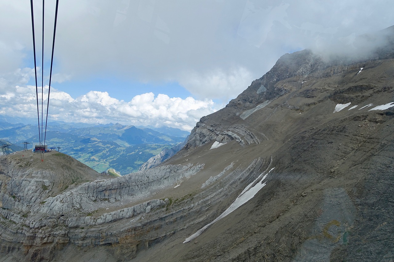 cable car  alps  mountain free photo