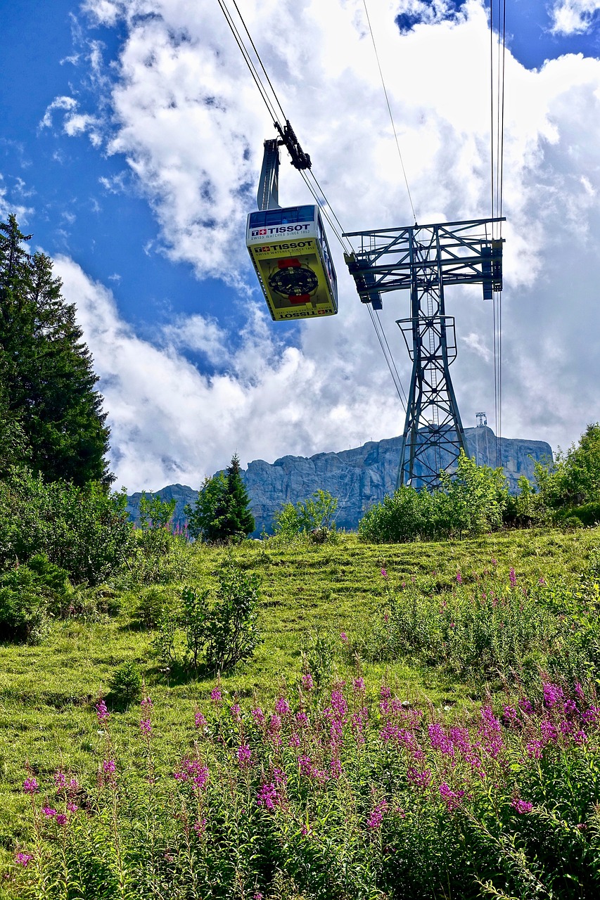 cable car  outdoors  nature free photo