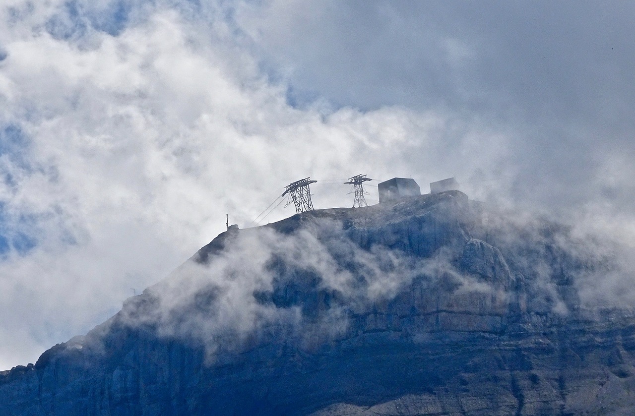 cable car  mountain  nature free photo