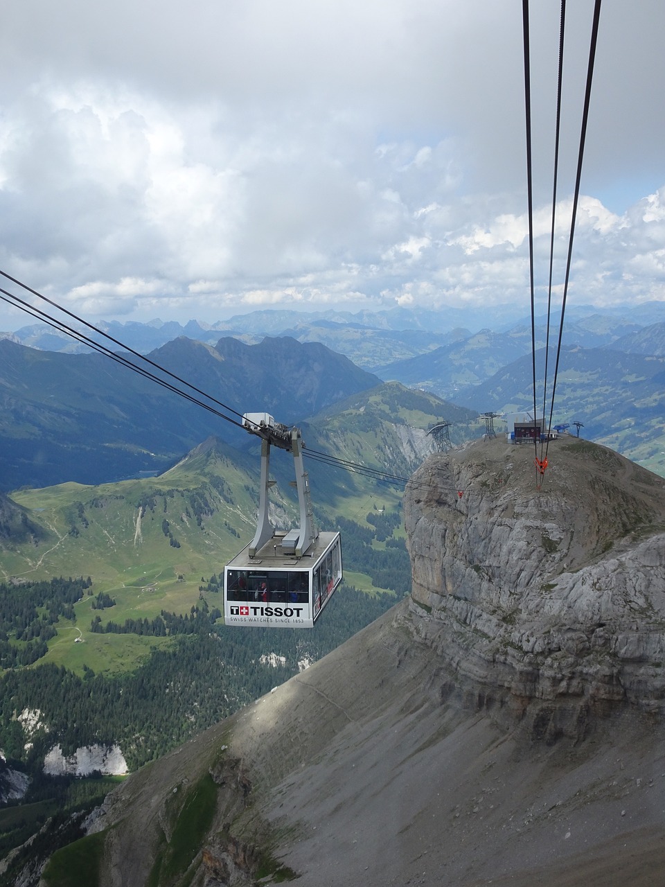 cable car  alps  nature free photo