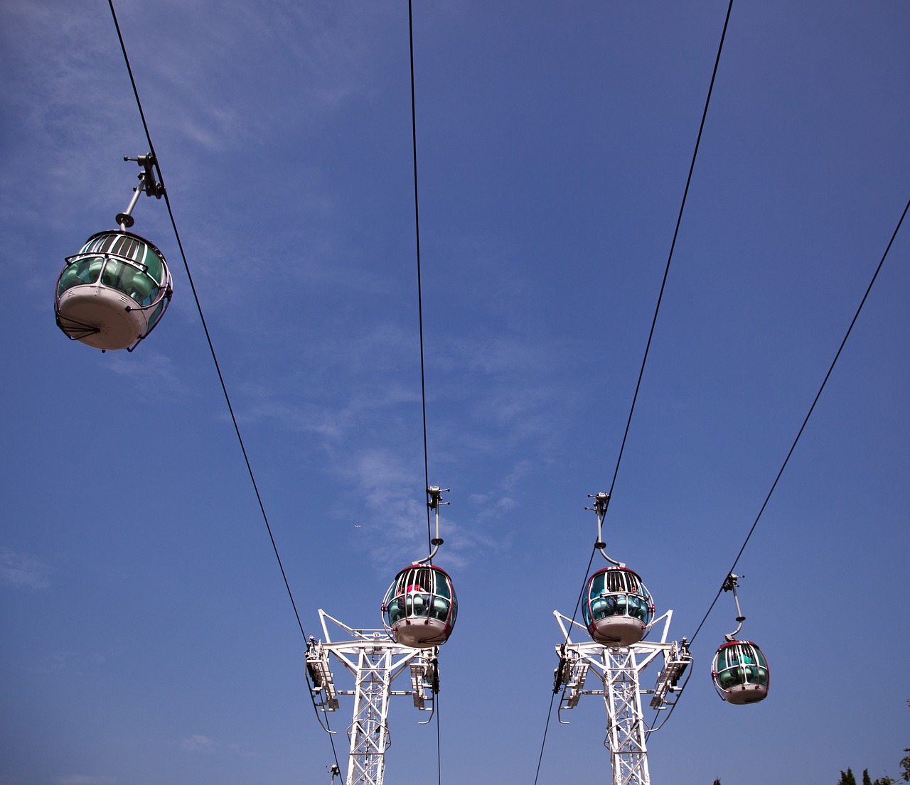 cable car  ride  high free photo