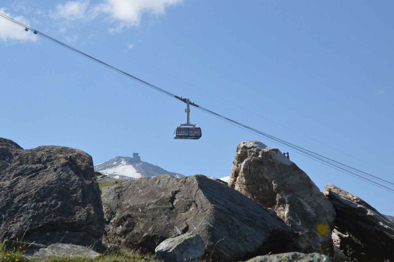 cable car  switzerland  mountains free photo