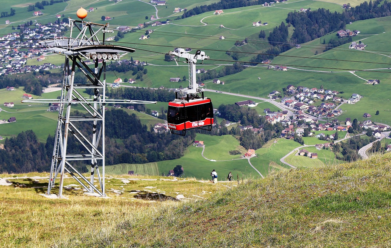 cable car alpine ebenalp free photo