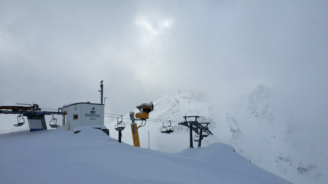 cable car fog ski lift free photo