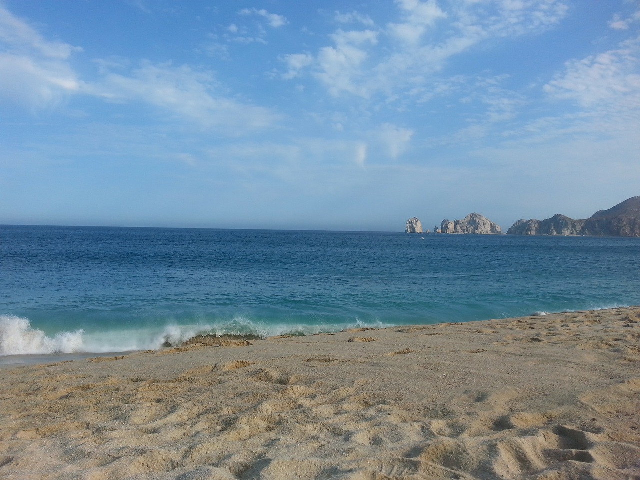 cabo arch beach free photo