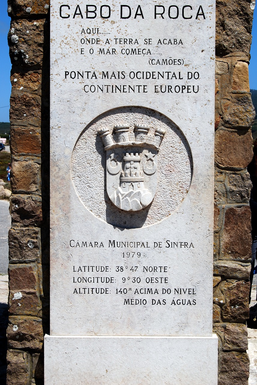 cabo da roca monument portugal free photo