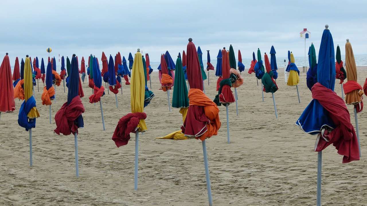 cabourg parasol colors free photo