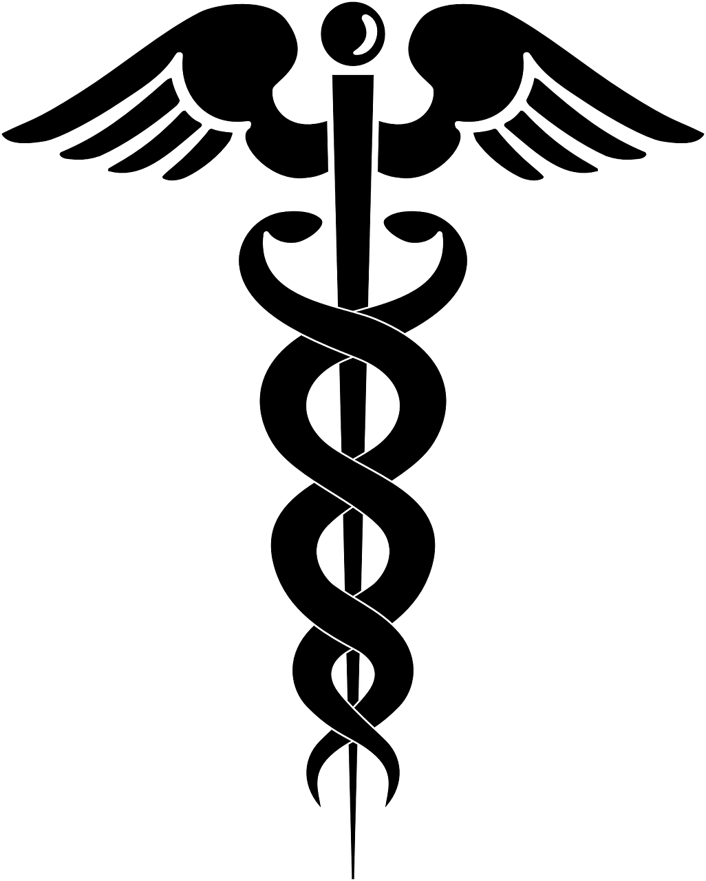 caduceus medical symbol medical logo free photo