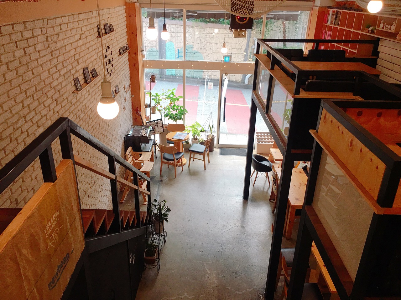 cafe coffee interior free photo