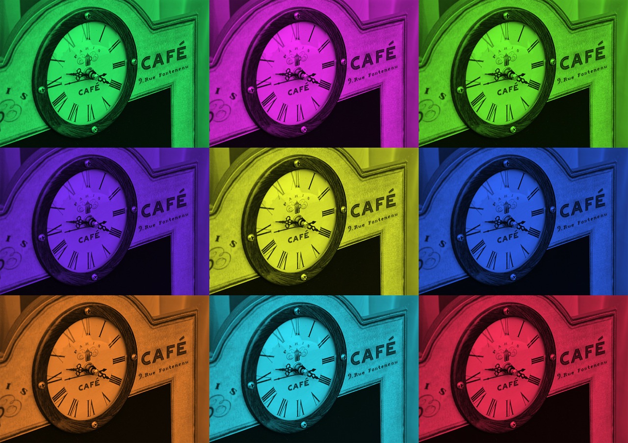 cafe clock time of free photo