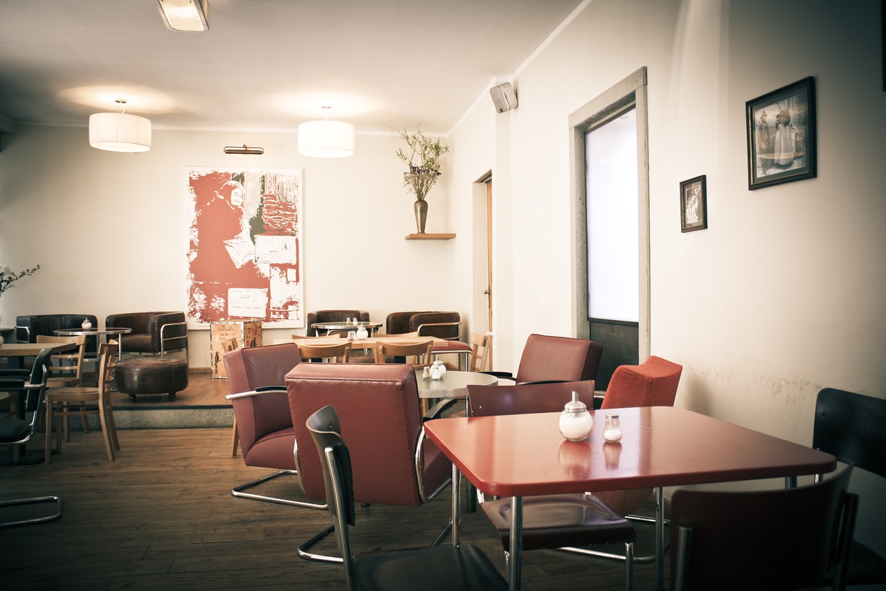 cafe interior design gastronomy free photo