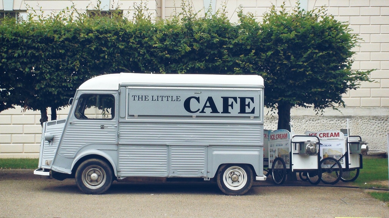 cafe truck food free photo