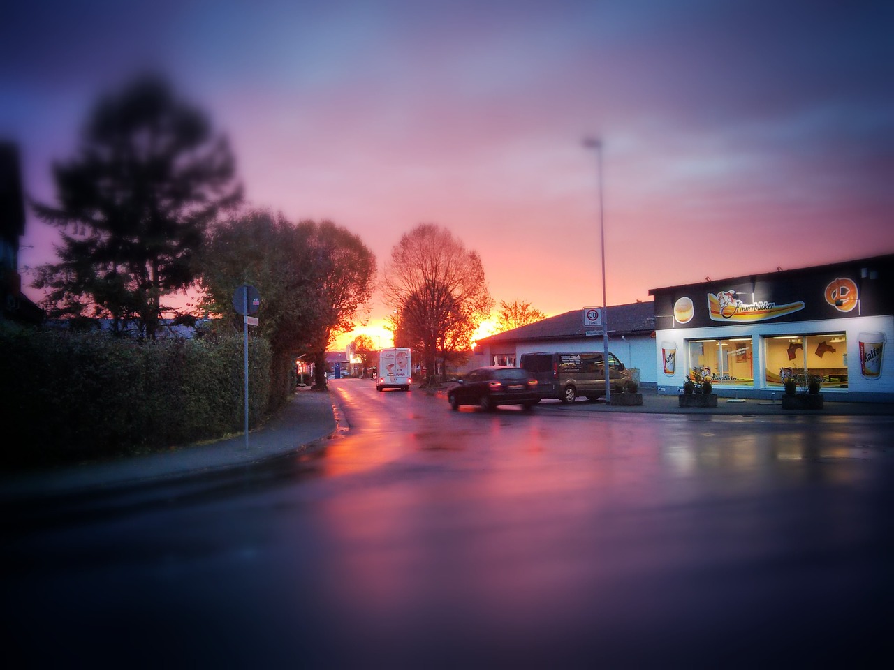 cafeteria sunrise sun free photo