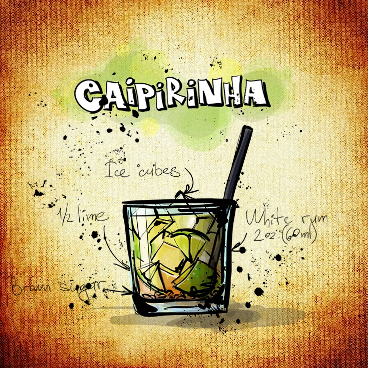 caipirinha cocktail drink free photo