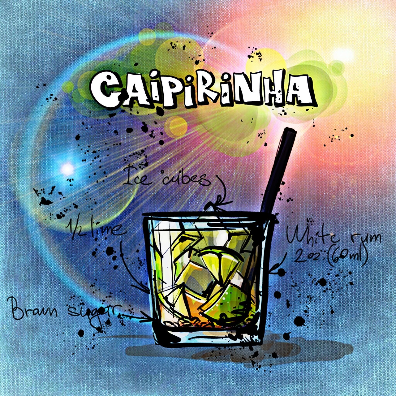 caipirinha cocktail drink free photo