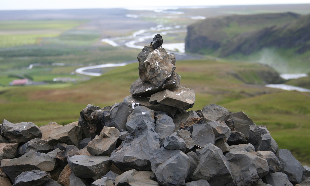 cairn iceland icelandic free photo