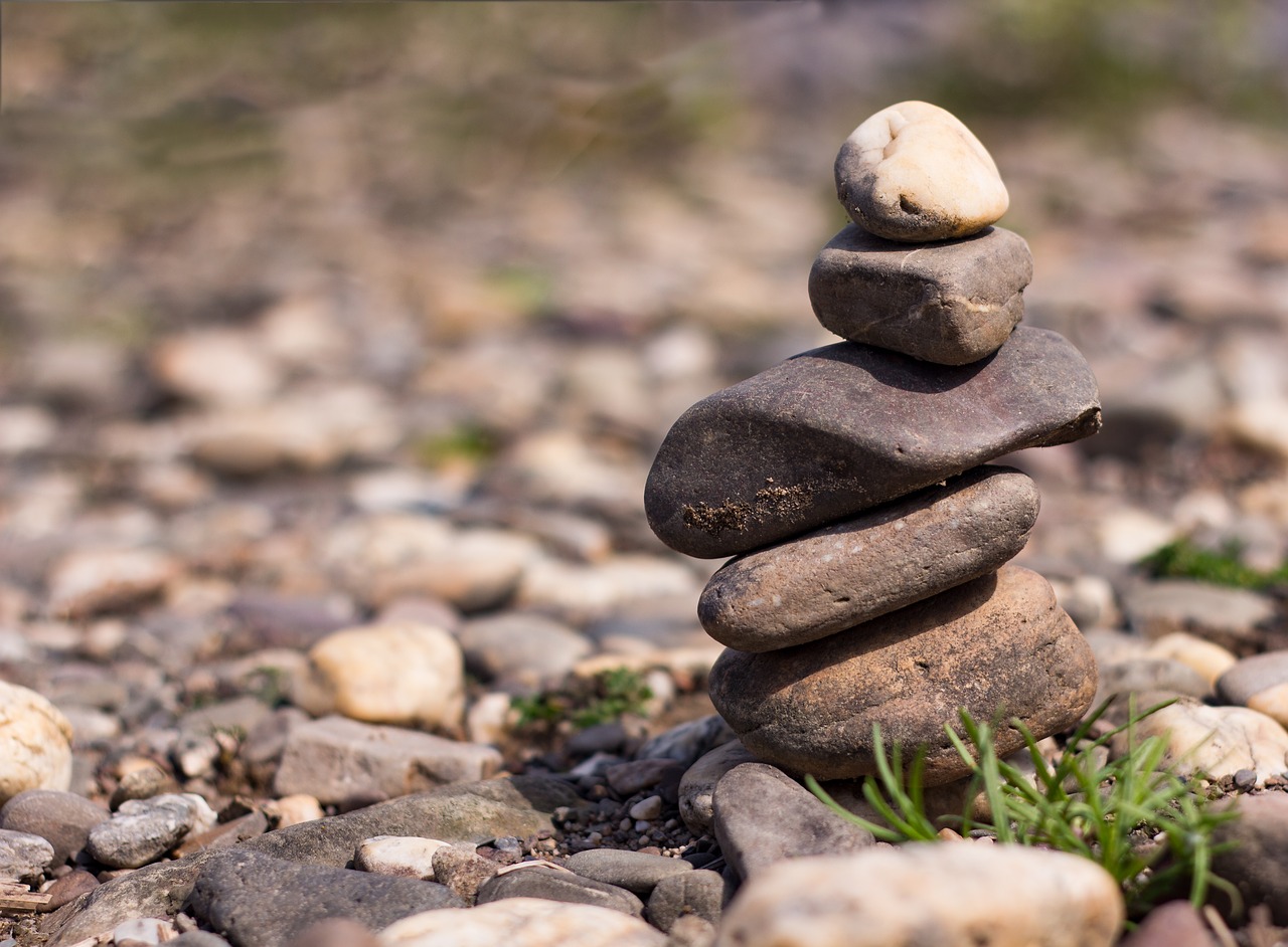 cairn stones nature free photo