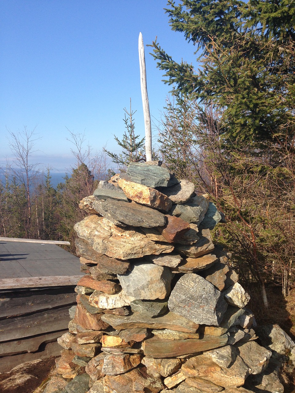 cairn norway stone tower free photo