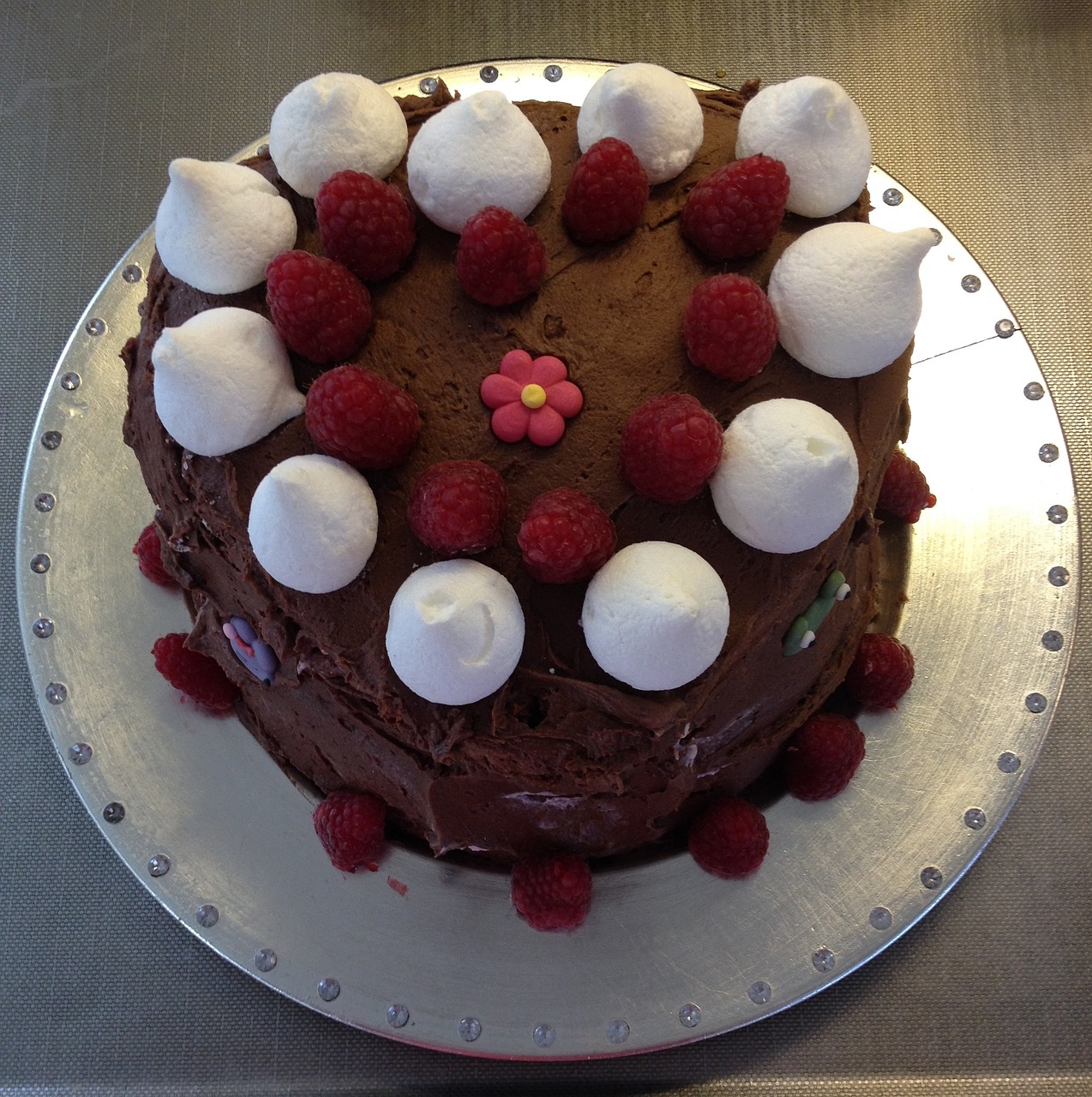 cake chocolate berry free photo