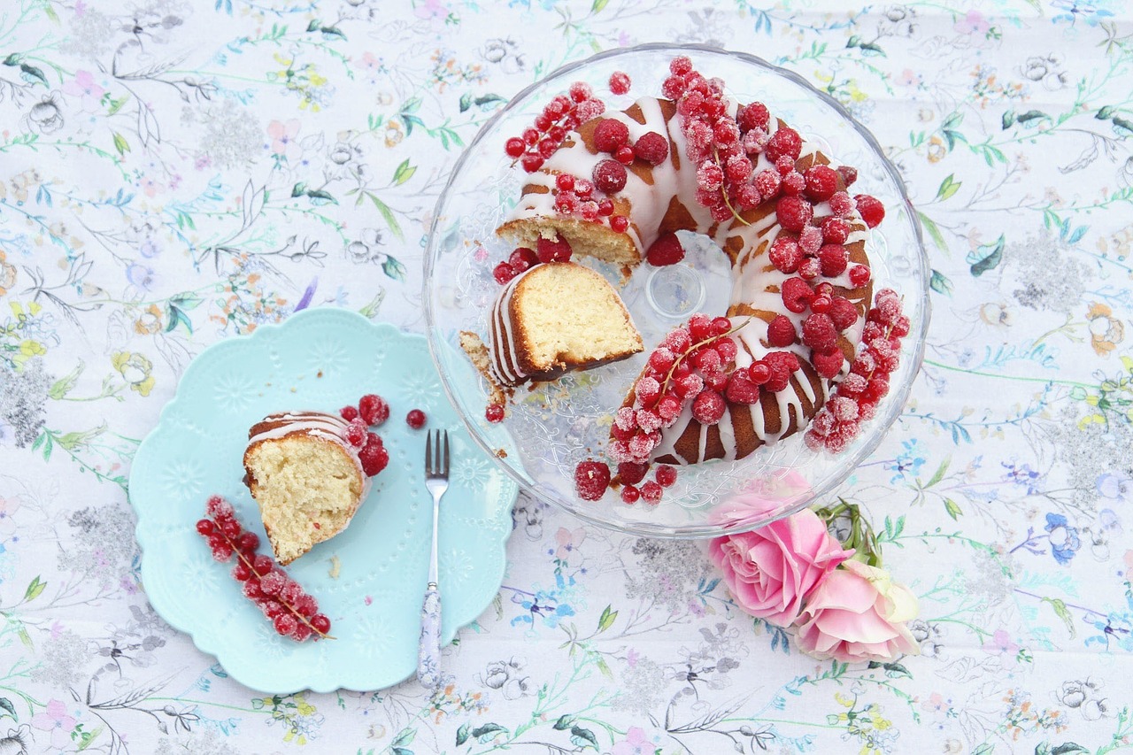 cake food berries free photo