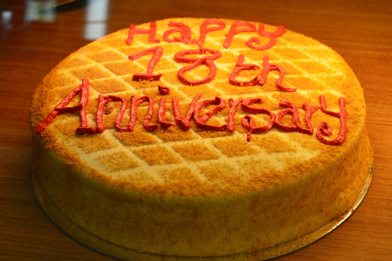 cake pastry anniversary free photo