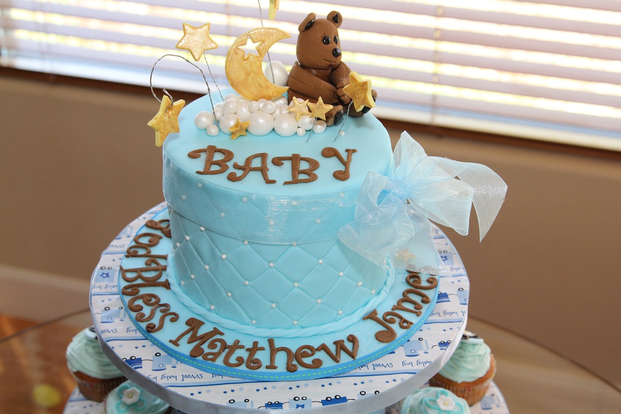 cake birthday cake baby shower cake free photo