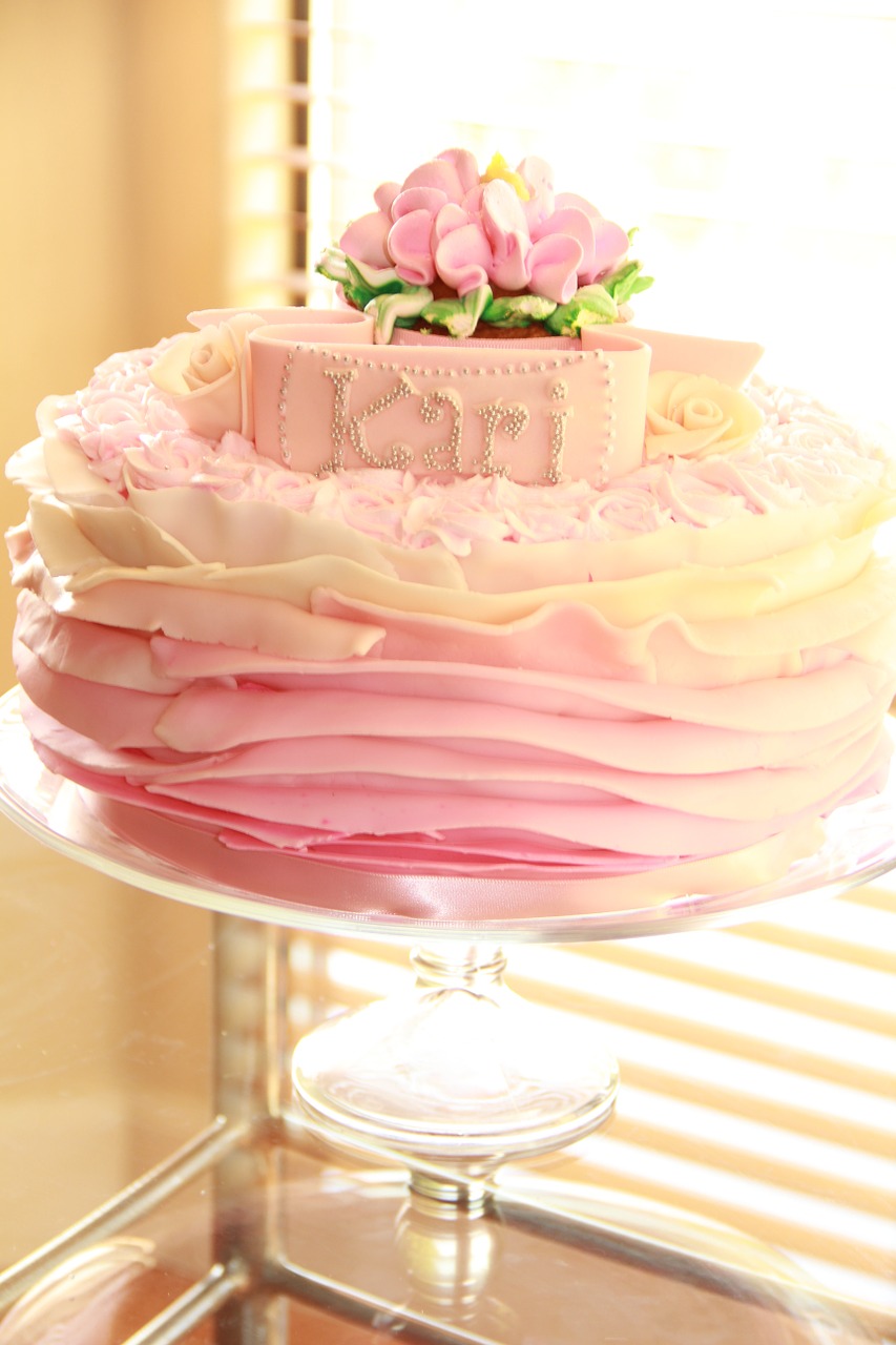 cake pink sweet free photo