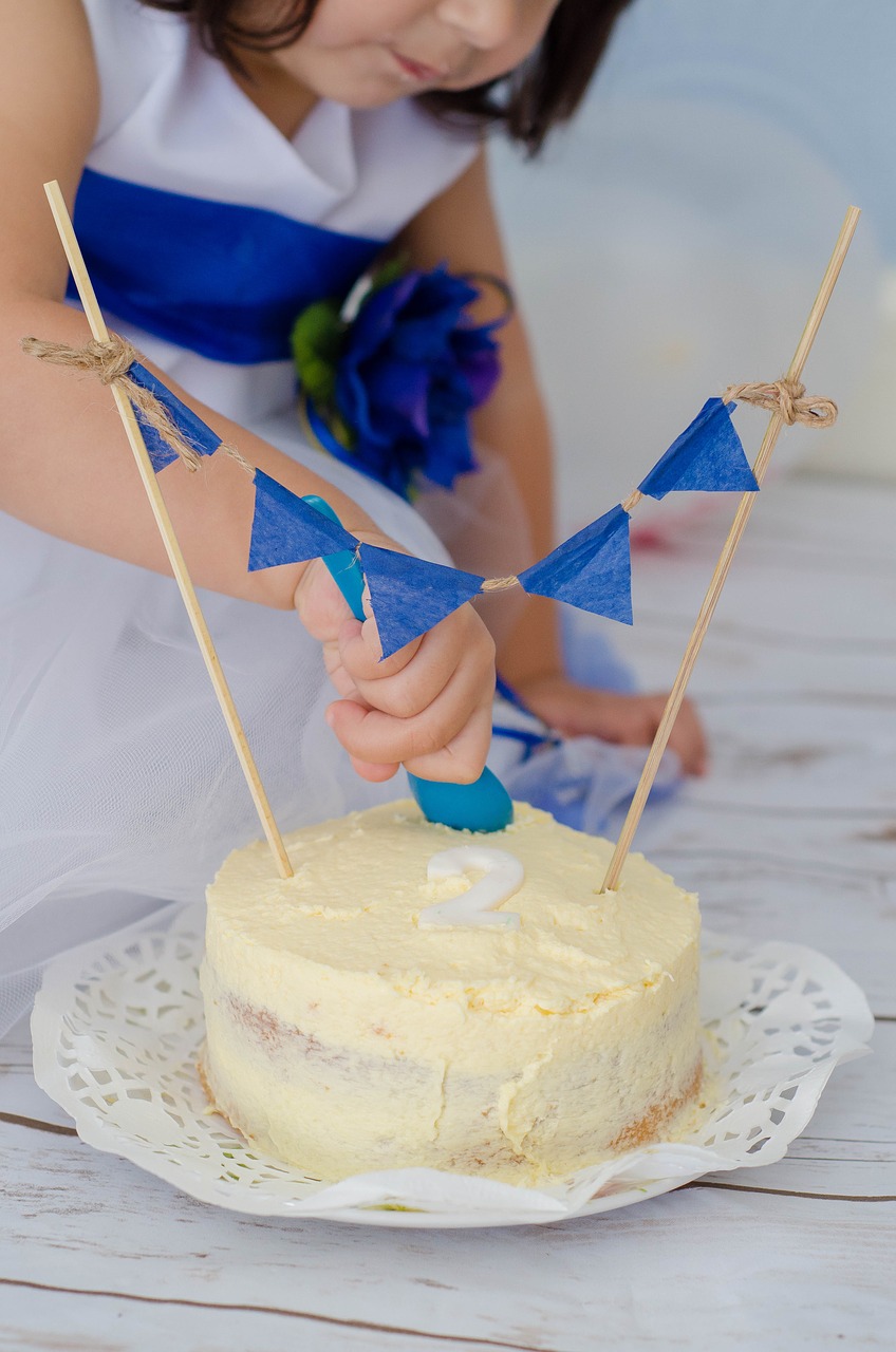 cake birthday girl free photo