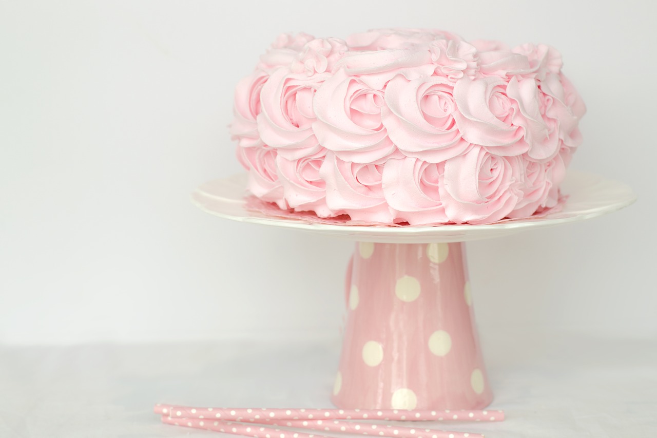 cake sweet pink free photo