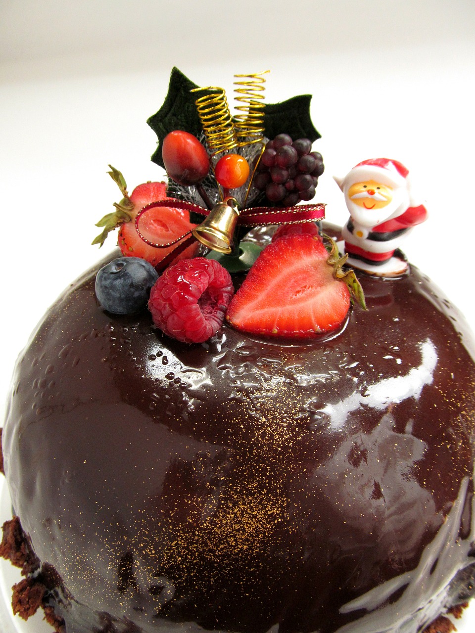 cake christmas fruit free photo