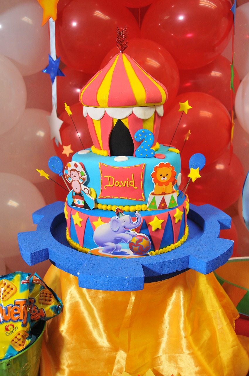 cake balloons party free photo