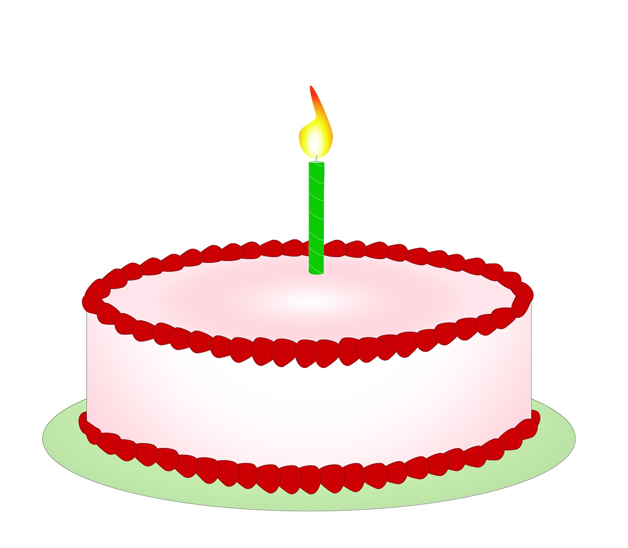 cake birthday candle free photo