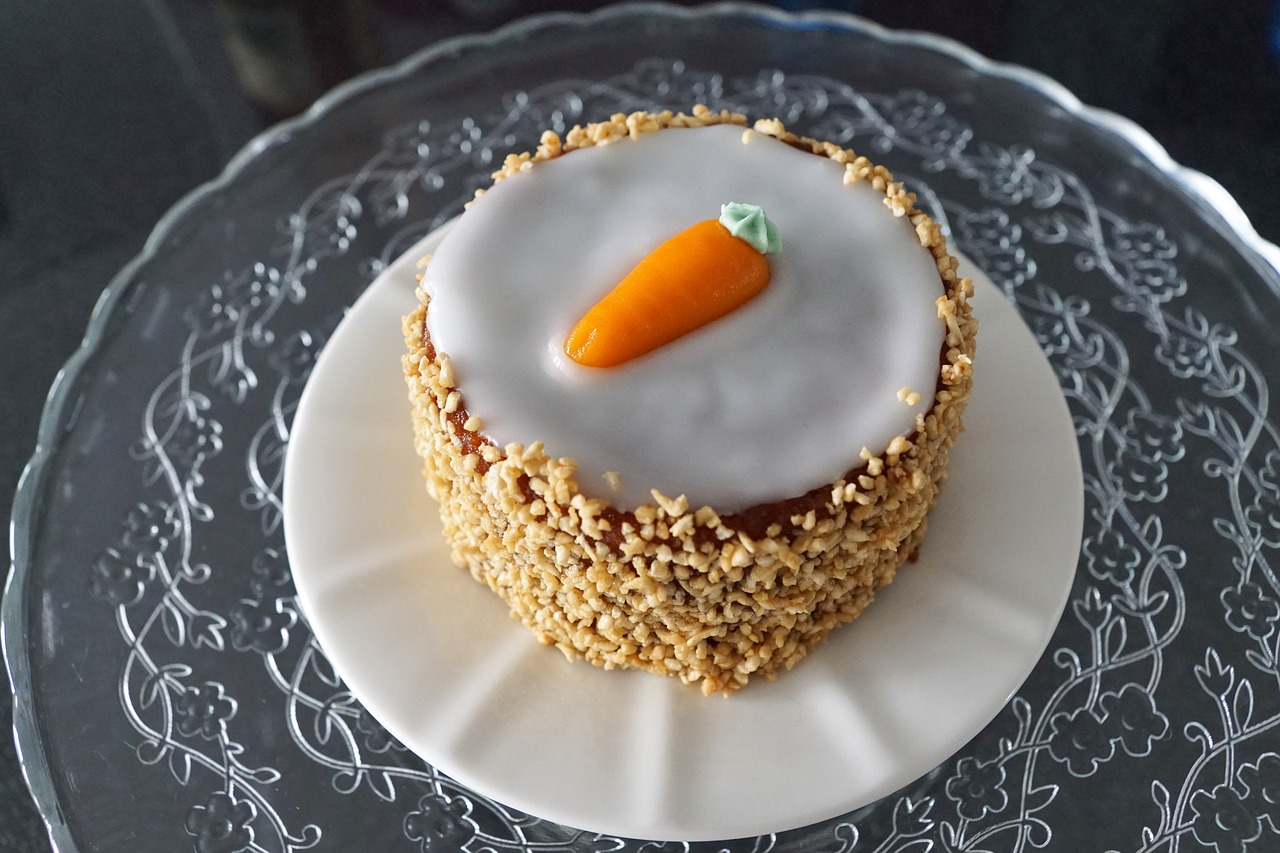 cake carrot marzipan free photo