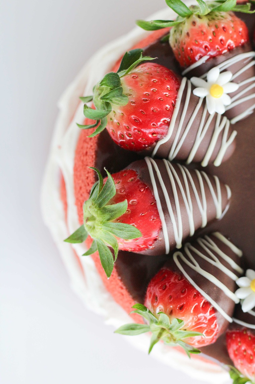 cake strawberry dessert free photo