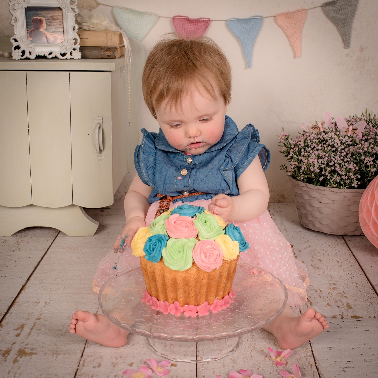 cake birthday baby free photo