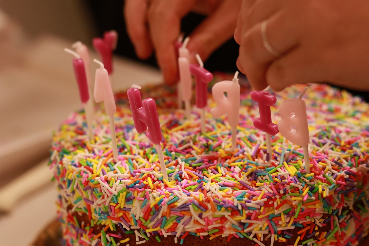 cake  candles  birthday free photo