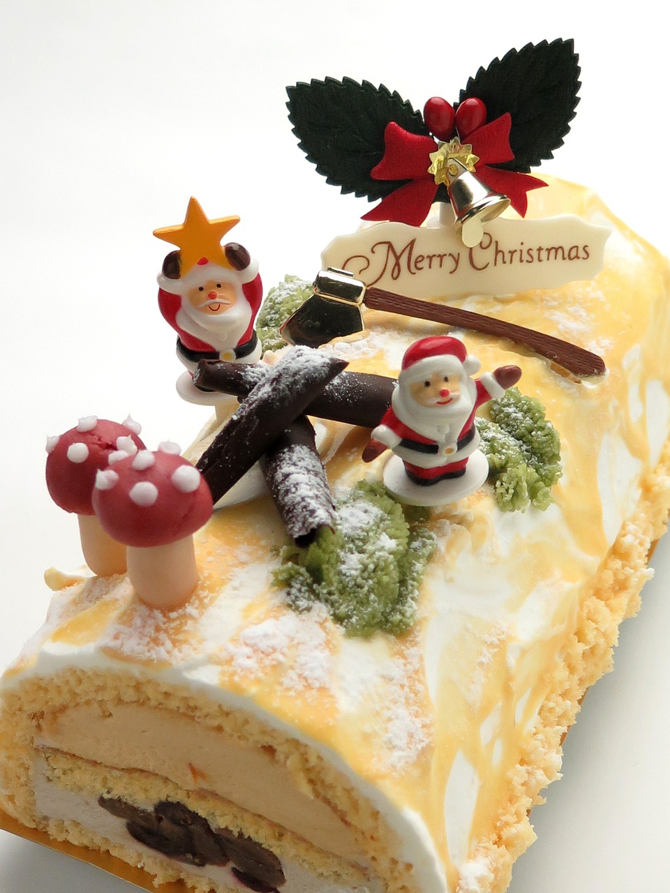 cake christmas bush denoel free photo