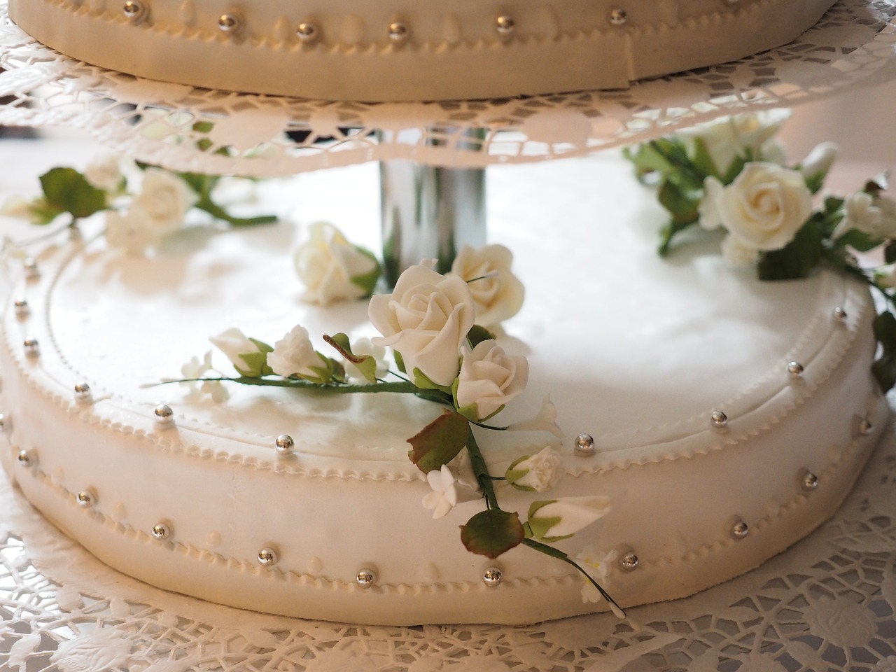 cake wedding cake cream pie free photo