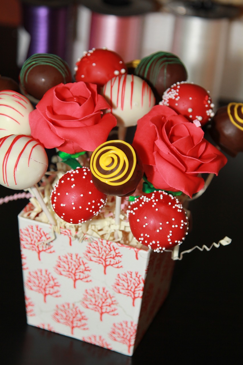 cake pops bouquet gift free photo