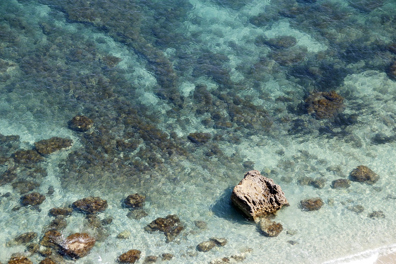 calabria sea water free photo