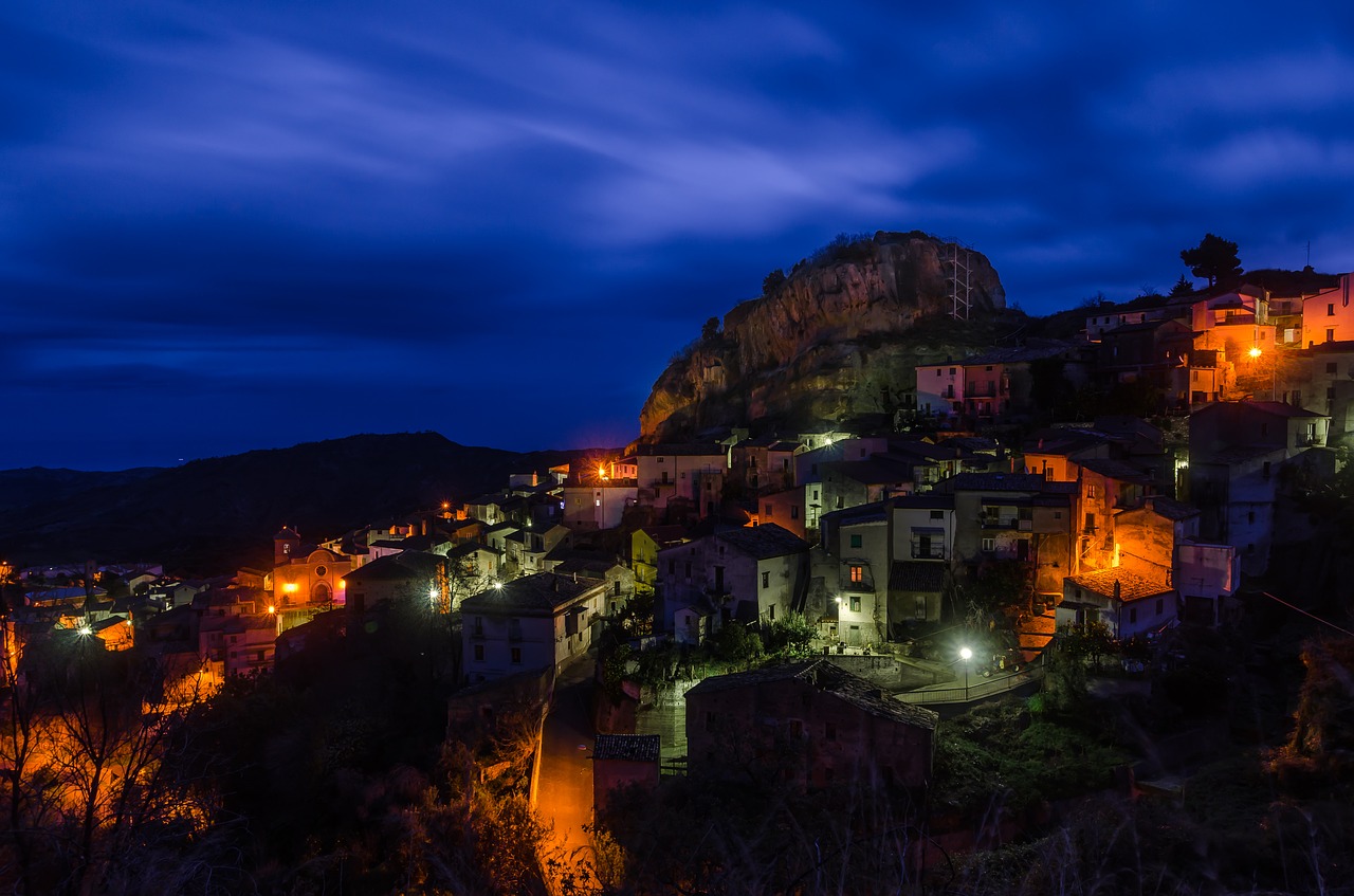 calabria pietrapaola night free photo