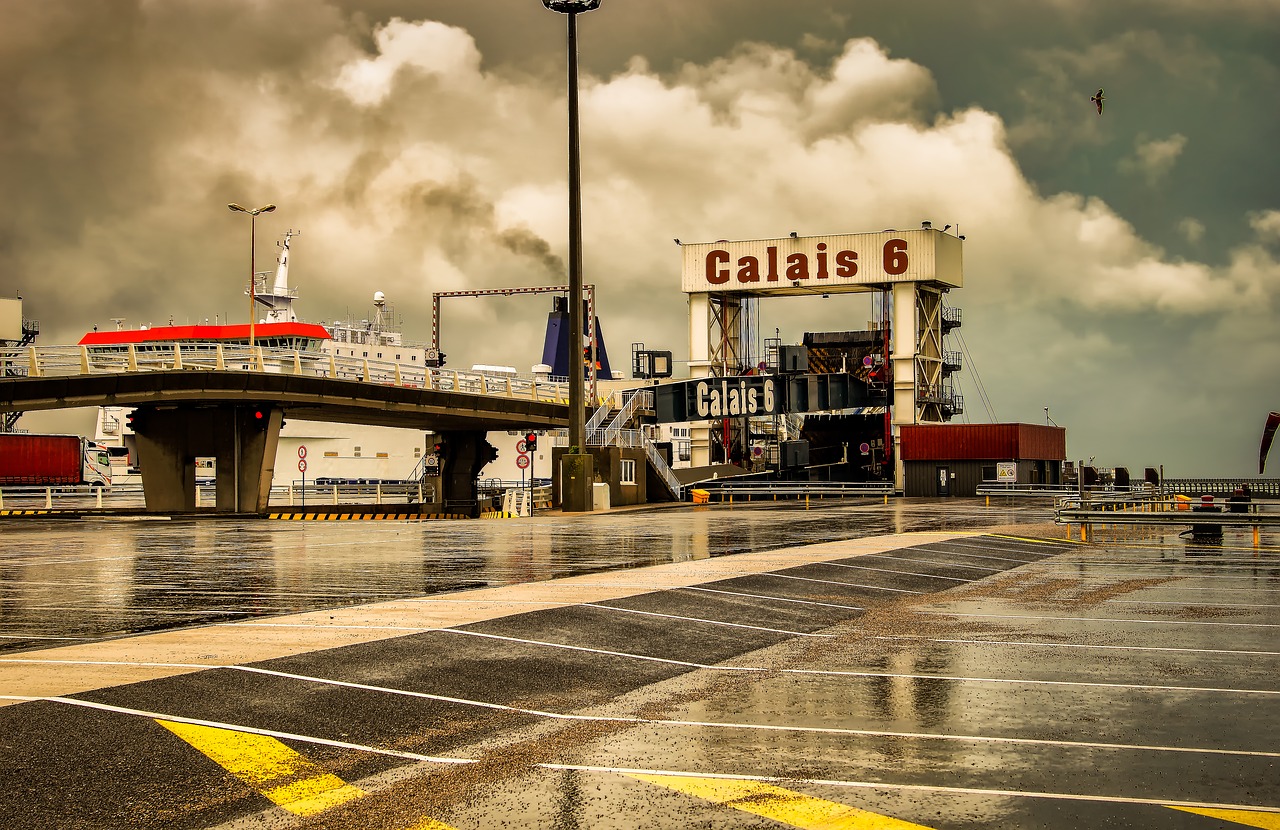 calais  port  road free photo