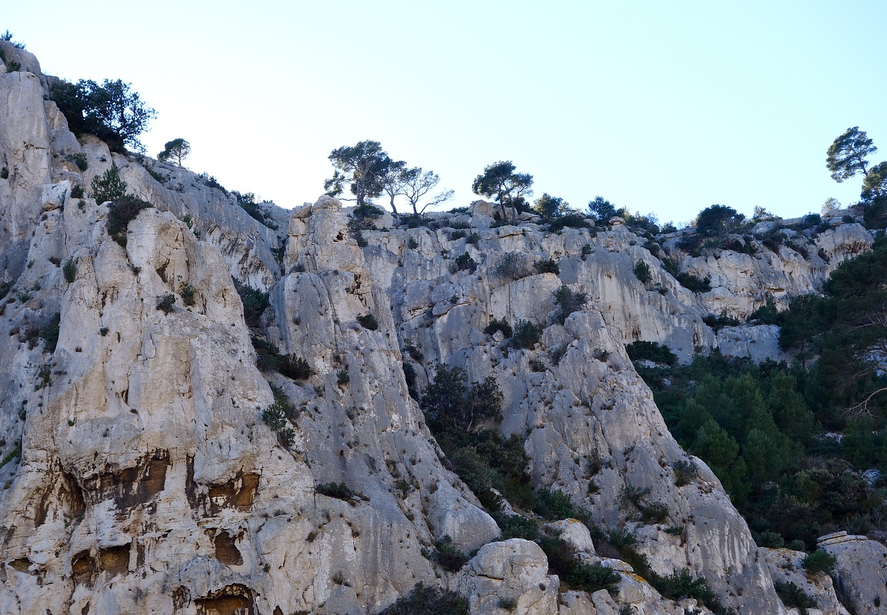 calanques france marseille free photo