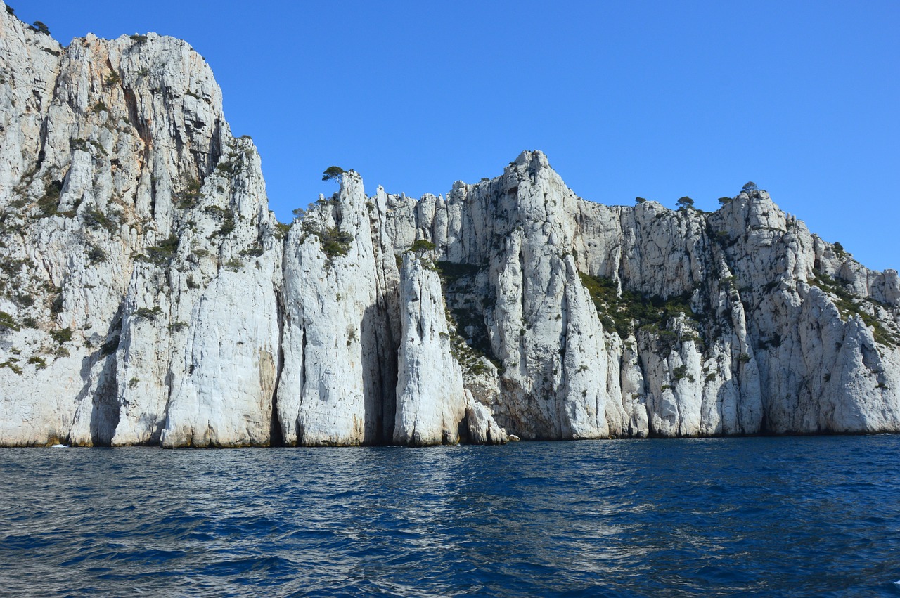 calanques of cassis cliff south france free photo