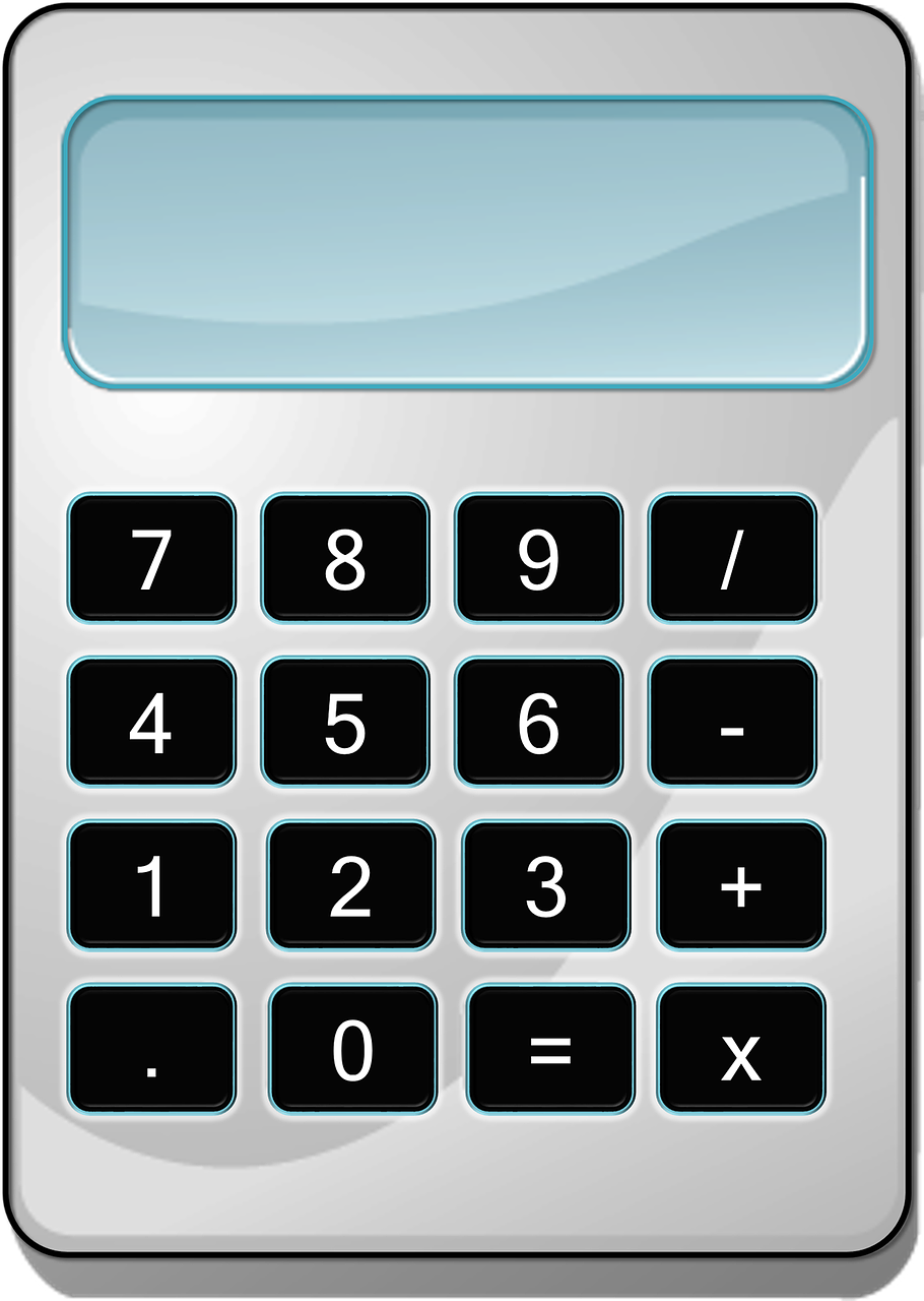 calculator calculate numbers free photo