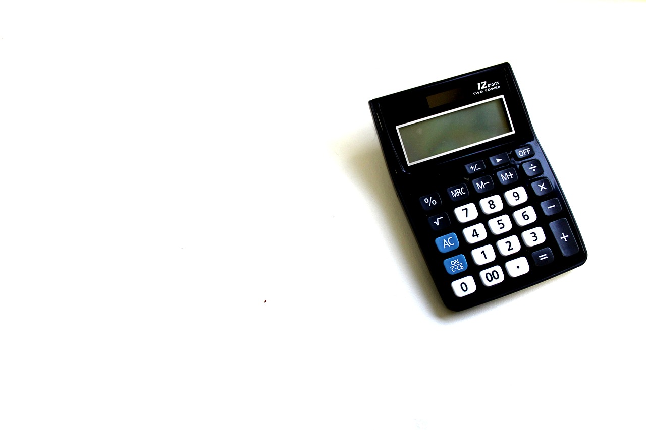 calculator white no backgrounds free photo