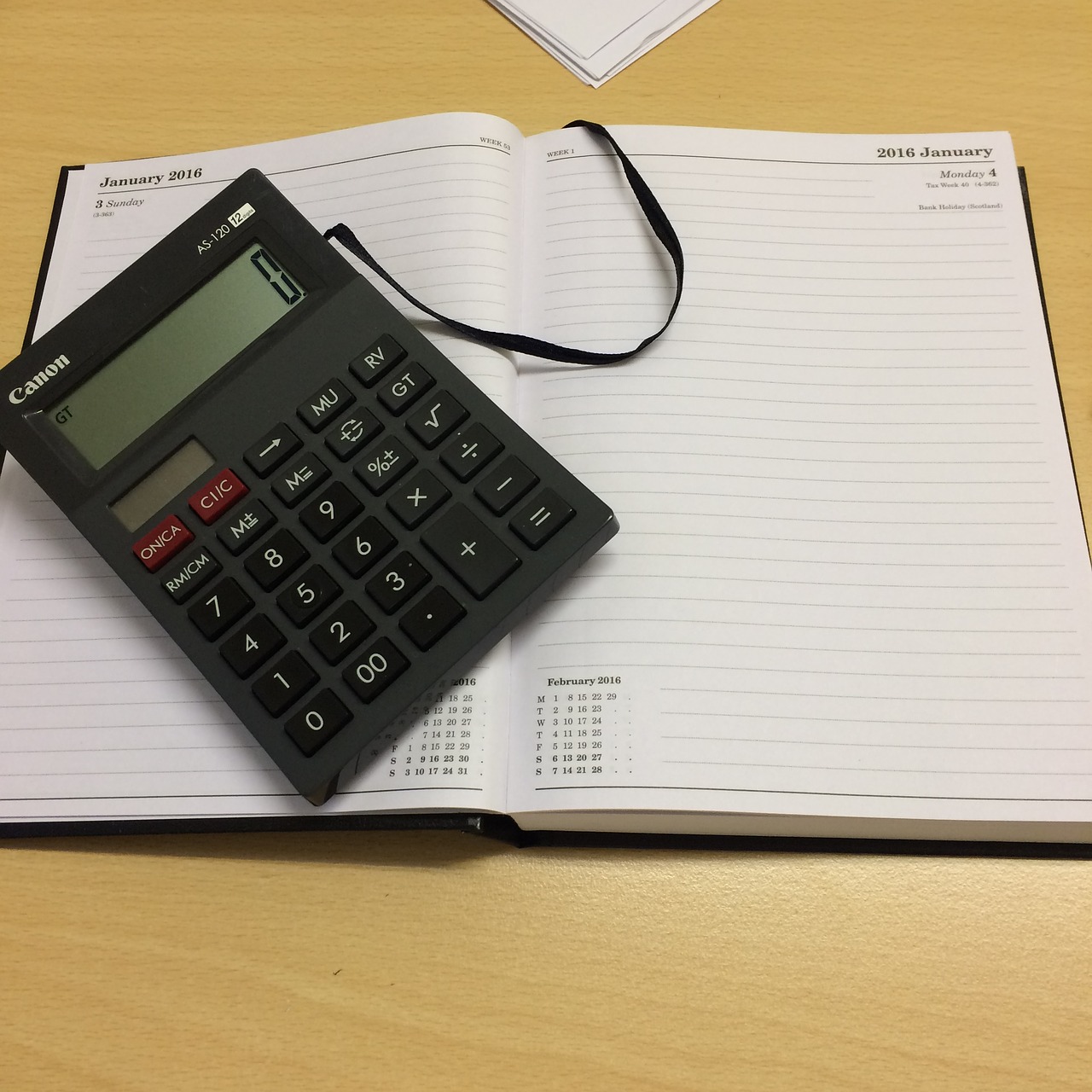 calculator work accountancy free photo