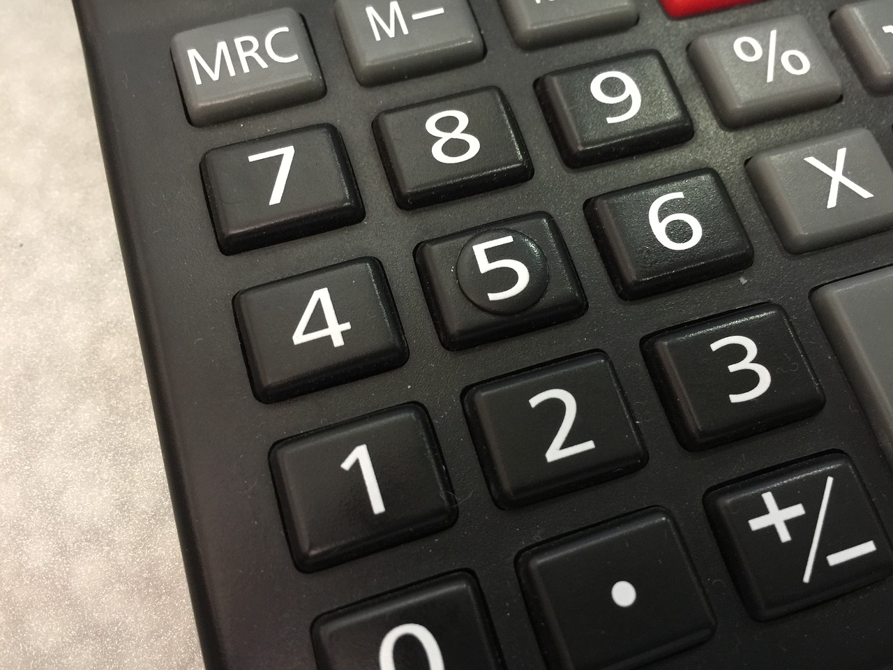 calculator black number free photo