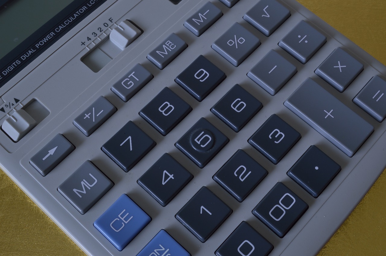 calculator calculation keypad free photo