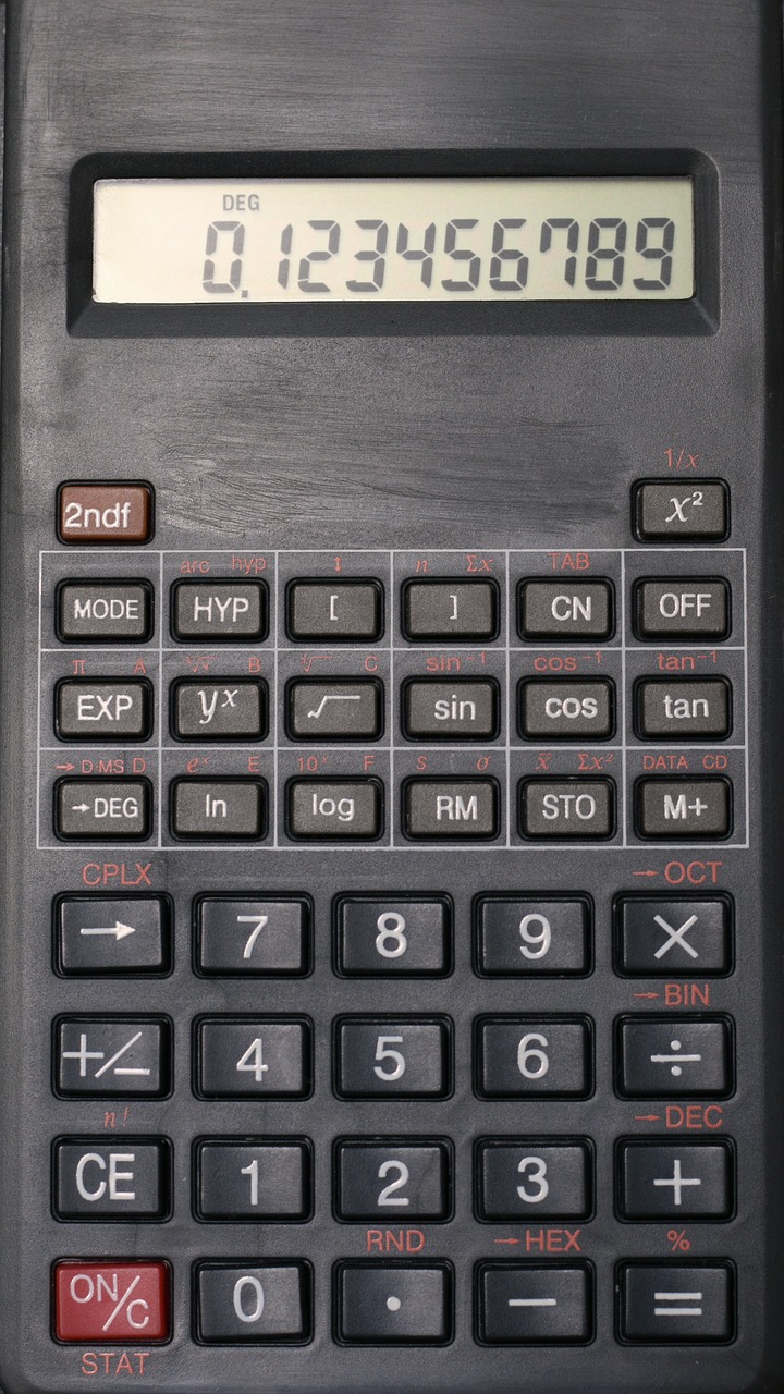 calculator  keyboard  office free photo